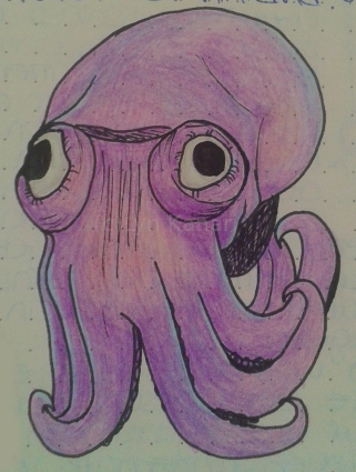 Purple octopus